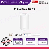 DYNACORE - TP-Link Deco X50-4G 1-Pack 4G+ AX3000 Whole Home Mesh WiFi 6 Nano Sim Card Router