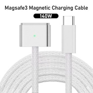 140W USB-C to Magsafe 2 Charger Cable Magsafe 3 Fast Charging Magnetic Cable for MacBook Air & MacBo