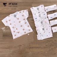Combo 3 Áo Cộc Tay Họa Tiết Chất Pettit Cho Bé VT-Mv Kids Chất Liệu Mềm Mịn