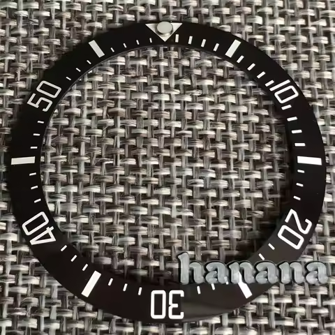 40mm Ceramic Aluminum Watch Bezel Insert Sloping Watch Ring Diver Accessories for Submarine GMT Sea 