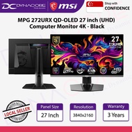 MSI MPG 272URX QD-OLED 27 inch 3840 x 2160 (UHD) Computer Monitor 4K 240Hz 0.03ms Black
