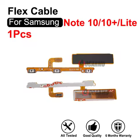 For Samsung Galaxy Note 10Lite / Note 10 Plus Power On OFF Volume Buttons Flex Cable Replacement Par