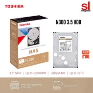 Toshiba N300 3.5" SATA 6.0Gbit/s 7200RPM NAS Internal Hard Drive