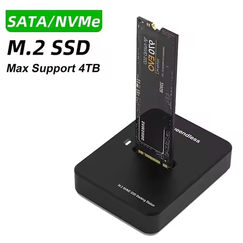 External SSD Hard Disk M.2 SATA NVME Enclosure 10Gbps Online Reading Writing Speed SSD Case For SSD 