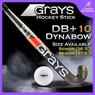 Grays Composite Hockey Stick Dynabow Plus 10 DB+10 Grays Kayu Hoki Trident Dimple Hockey Ball Grays 