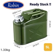 ORIGINAL JERIGEN 5LITER JERRY CAN 5L BESI TEMPAT CADANGAN BBM SOLAR BENSIN | READY