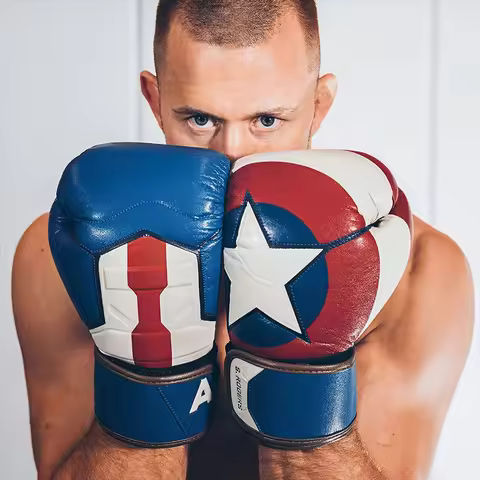 Falcon Boxing Gloves Marvel Venom Series Professional Kickboxing Sandbag Training Gloves for Adult M