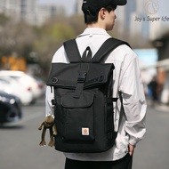 Joy กระเป๋าเป้แฟชั่นเรียบง่ายกระเป๋าเป้สะพายหลังความจุขนาดใหญ่ไม่เป็นทางการใช้งานได้กระเป๋านักเรียนน