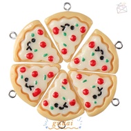 GILDAI Pizza Charms, 0.93 inch(23.5mm) wide 1.16 inch(29.5mm) long 30Pcs, Smooth and comfortable to 