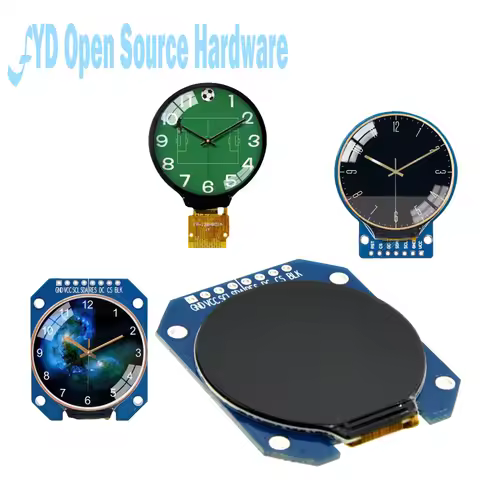 TFT Display 1.28 Inch TFT LCD Display Module Round RGB 240*240 GC9A01 Driver 4 Wire SPI Interface 24