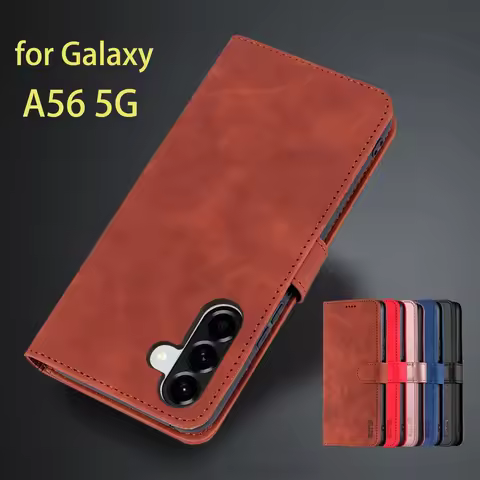 Card Holder Wallet Case for Samsung Galaxy A56 A55 A54 A53 5G Pu Leather Case Flip Holster Phone Cov