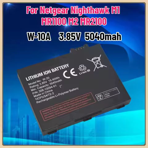 NEW 5040mAh 3.8V Battery Rechargeable Li-ion Phone Battery for Netgear Nighthawk M1 MR1100 M2 MR2100