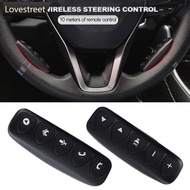 【L.O.V.E】 2Pcs Multifunction Car Steering Wheel Remote Control Luminous Wireless Controller Buttons 