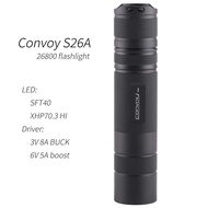 Convoy S26A Flashlight With XHP70.3 HI/SFT40 LED 4000LM Camping Hiking Light