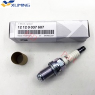 XM 6pcs/lot Iridium Spark Plug 12120037607 For BMW E34 E36 E38 E39 E46 M62 E65 M54 Z3 Audi A4 A6 S4 