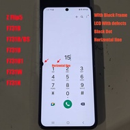 6.7 "AMOLED สำหรับ Samsung Z พลิก5จอแสดงผล LCD แบบสัมผัสหน้าจอแทนการประกอบสำหรับ Z F731B Flip5 F731U