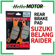 SUZUKI BELANG RAIDER REAR BRAKE PAD BELAKANG SEMI METAL OKO