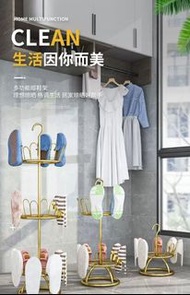 全新晾鞋架室外陽臺家用簡易拖鞋掛架旋轉涼鞋架落地收納鐵藝曬鞋神器