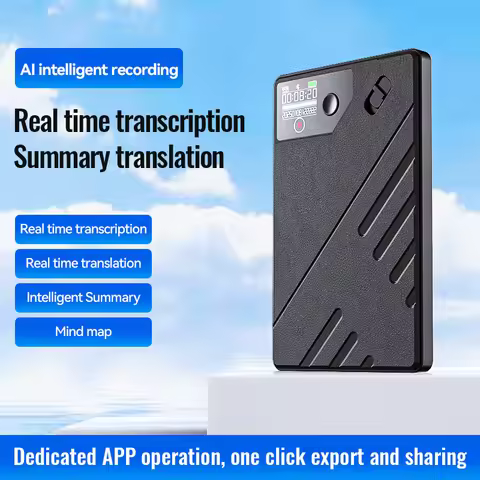 AI Voice Recorder Intelligence APP GPT Control Audio Mind Map Real Time Transcription/Summary/Transl