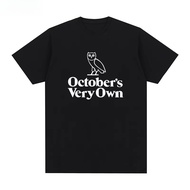 2025 Summer New OVO T-shirt Drake Tee Printed Graphic Fashion Casual High Quality Breathable Cotton 
