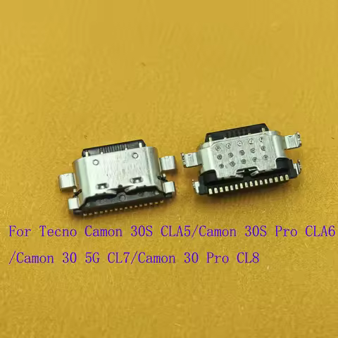 10-50Pcs Type C Charger Dock Port Charging Connector Plug Usb For Tecno Camon 30 5G 30S Pro Camon30 