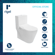 [Pre-Order] RIGEL Gallant One-piece Toilet Bowl with optional upgrade to Manual Bidet/ Electronic Bi