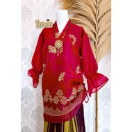 Baju bodo modern adat bugis makassar (hanya baju)  - marun