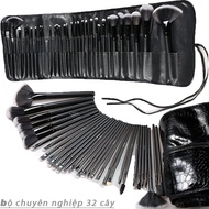 Bộ cọ trang điểm 32 cây Bộ Cọ trang điểm chuyên nghiệp cho Cọ tán bột Cọ kẻ viền Cọ tán bóng mắt Cọ