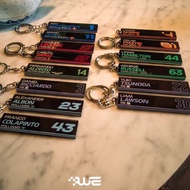 F1 KEYCHAIN DRIVER CARD 2024 SEASON (ALL DRIVERS)