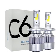 C4 H6 led headlights for cars and motorbikes 40W