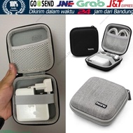 Earphone Charger Cable Hardcase Macbook Charger Storage -