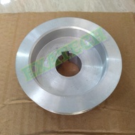 pulley pully puli a1 - 4 inch as 30 mm pulley alumunium as 30mm