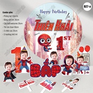 B27 - Spiderman boy birthday Combo