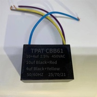 10+4UF Three-Wire Speed CBB61 Regulating Capacitor/Air Conditioning+Fan Starter Capacitor 450VAC Low