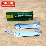 RUSH WIND RIGHTS 9 RUSH SALON HINGE/ 9 INCH RUSH FOLDING HINGE/