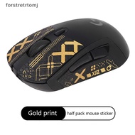 forstretrtomj Soft Comfortable Anti-skid Stickers For Mouse Lizard Skin Sweat Absorbent Sticker Compatible With Logitech G403 G603 G703 Mouse EN