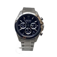 SEIKO Men's Watch Analog BLK SLV 8T63-00D0 Direct from Japan Secondhand
