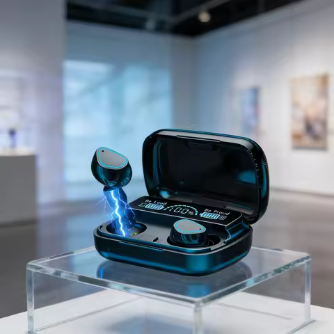 TWS Headphones Bluetooth Wireless Earpods Sports Stereo Noise Canceling Headphone Microphone Speaker