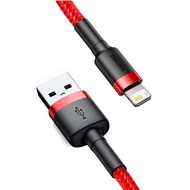 Baseus USB Cable for iPhone 14 13 12 11 Pro Max Xs X 8 Plus 2.4A Fast Charging Cable for iPhone 7 SE Charger Cable USB Data Line