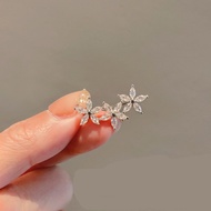 Light Luxury Petal Brooch Retro Fashionable Accessories Handmade Seiko Alloy Corsage Blazer/Headscar