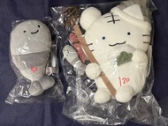 兔醫生 黑虎蝦 小白虎 公仔