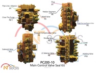 SIN NGĂN KÉO ( CHIA NHỚT) MÁY XÚC KOMATSU PC200-10 PC210-10