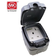 MK 13A weatherproof switch socket outdoor MK86486 GREY IP65