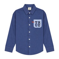 Giordano Juniors Embroidery Pocket Oxford Shirts (Little ME) 03044007002 เสื้อเชิ้ตเด็ก