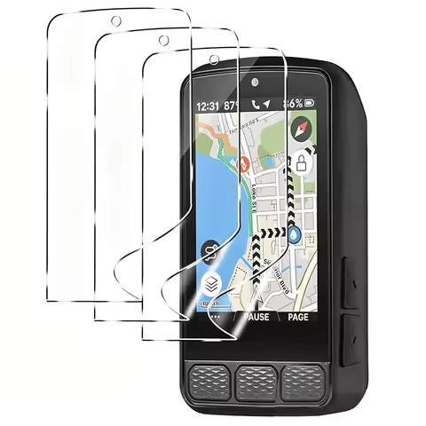 2-5 Pack Hydrogel Film Full-Screen Protection Film for Wahoo Elemnt ROAM V3/BOLT V3 Full Cover Scree