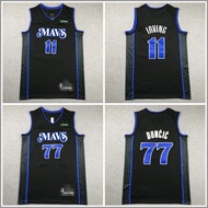 2024 City Edition Dallas Mavericks Irving Doncic Jersey Embroidered Men's Basketball Shirt