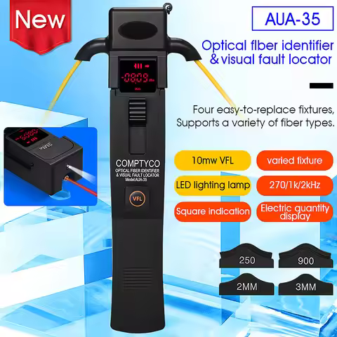 COMPTYCO AUA-35 Fiber Optic Identifier Live Fiber Identidier Fiber Direction Recognition Fiber Testi