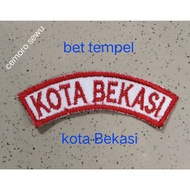 Bekasi City embroidered emblem