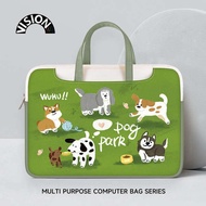 bag laptop bag VISION Spring Puppy Laptop Bag Portable for Apple macbook15 Point 6 Inch New Air13.3 Huawei matebook Lenovo Women's 14 Liner Pro Protective Cover