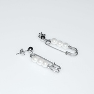 Spiyo pearl pin earring 925.silver / korea korean fashion accessories jewelry item 925 silver gold r